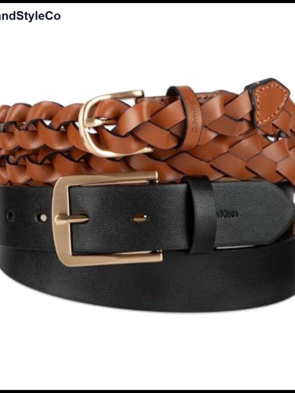 2-Pack Women's Slim Fashion Belt Set for Jeans Dresses Casual Wear